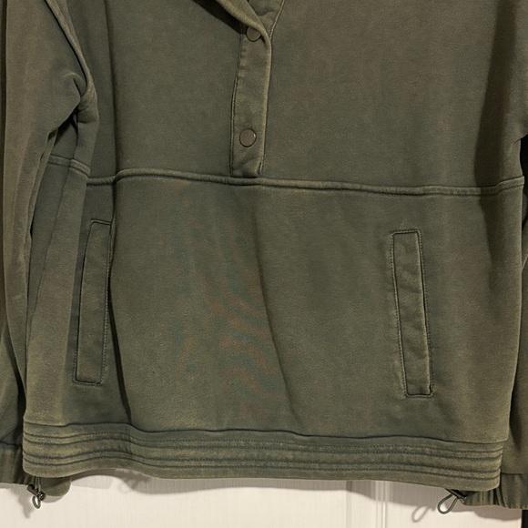 Olive Green Women's Sweatshirt - Picture 4 of 5
